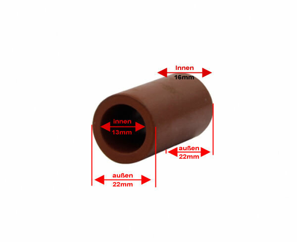Auspuff schlauch Silikonschlauch konisch 13mm auf 16mm...