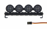Car LED Signallicht 4-fach Alu Rund Weiß...