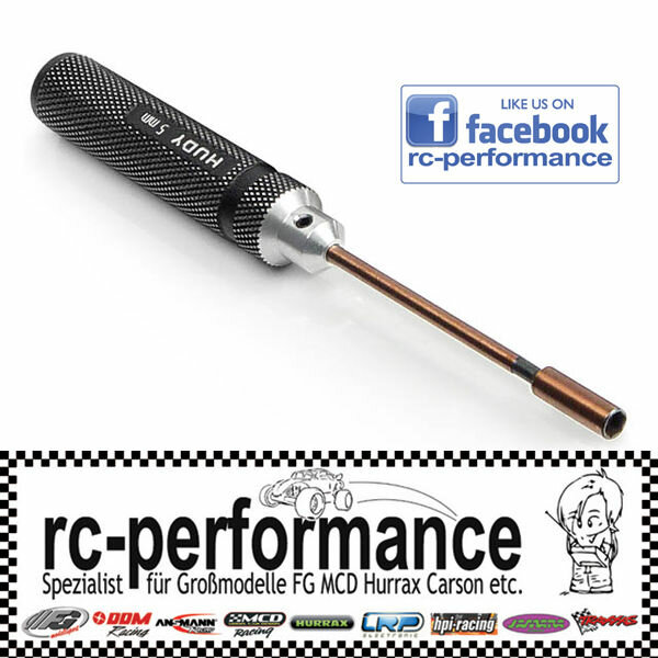 Hudy Steckschl&uuml;ssel  5 mm 170050 mit Alu Griff  FG MCD Hurrax Carson CF 