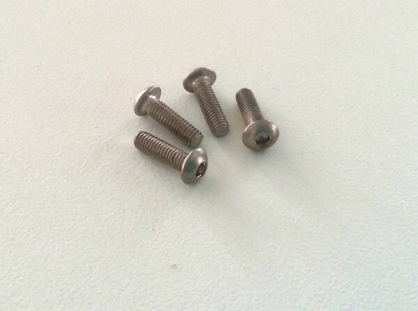 Linsenkopfschrauben M3 x 10 mm V2A Innensechskant Edelstahlschrauben M3x10 Innensechskantschrauben