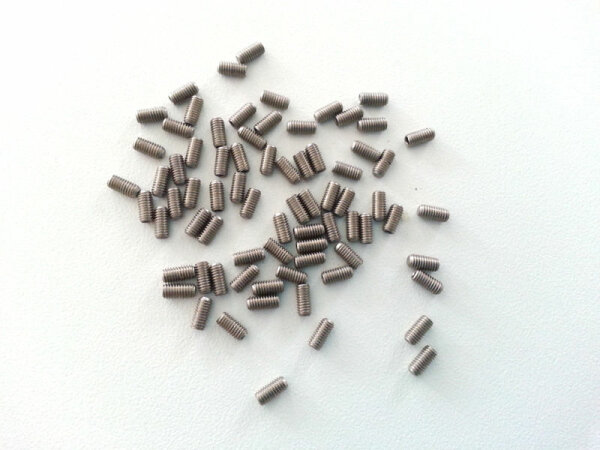 Madenschrauben Gewindestifte M3 Länge 6 mm FG Beetle Marder Madenschraube