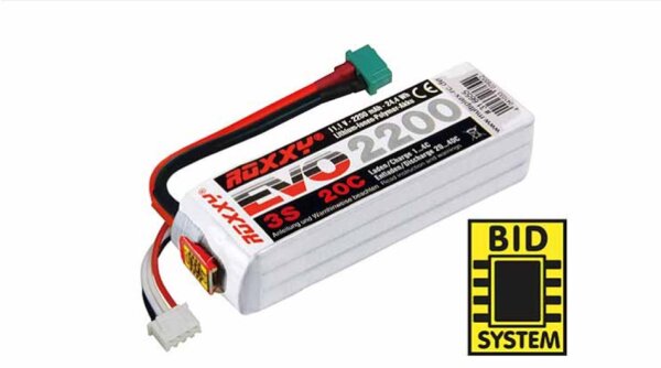 Multiplex Roxxy Akku EVO 2200 mAh 11,1 V LiPo 316655 EasyGlider Easy Glider X