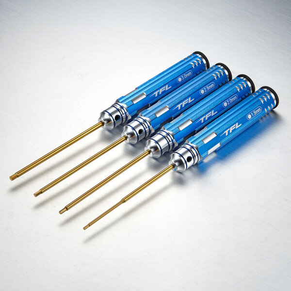 TFL Innensechskantschlüssel Set 1,5/2,0/2,5/3,0mm Blau...