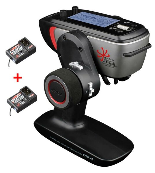 Fernsteuerung + 2x Empfänger Hitec LYNX 4S 2.4GHz AXION 2...