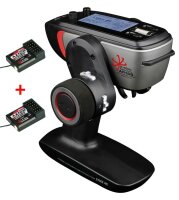 Fernsteuerung + 2x Empfänger Hitec LYNX 4S 2.4GHz AXION 4 RX #110241