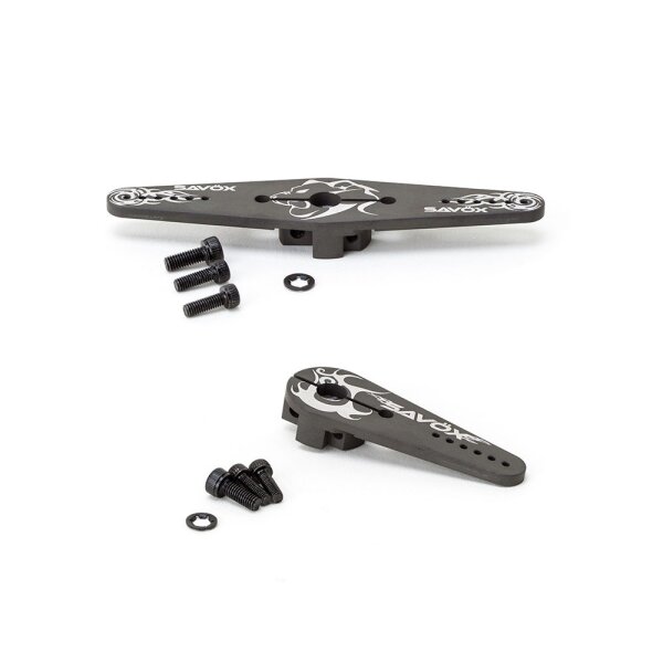 SAVÖX Servohebel Standardservo & Midiservo Aluminium (2 Stk.) SH-80
