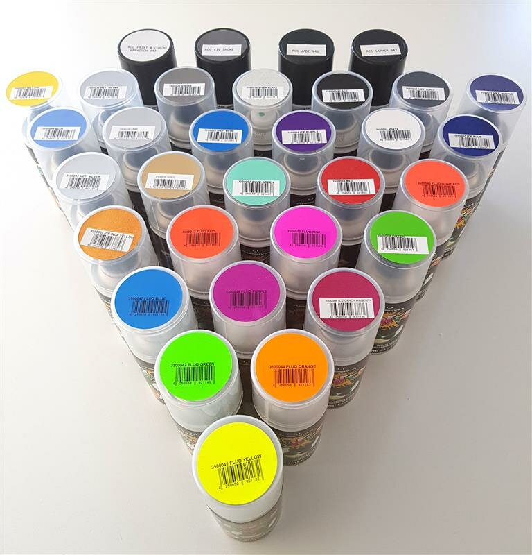 LEXAN Farbe ABSIMA Polycarbonat Color Lack Spray 150 ml Paintz Tamiya