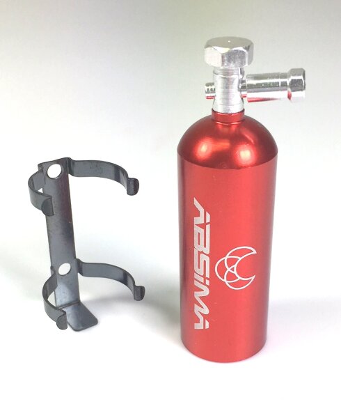 Feuerlöscher rot Aluminium Deko Crawler Absima 2320080 1:10 1:8 Realistische Dekoration