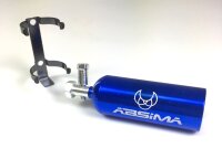 Lachgas Flasche NOS blau Aluminium Deko Crawler Absima 2320076 1:10 1:8 Realistische Dekoration