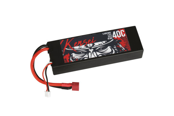 LiPo Akku 2s1p 7,4V 5000mAh 40C Deans Hardcase KE10006