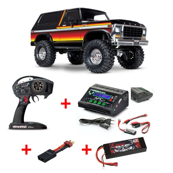 Traxxas TRX-4 Bronco Sunset incl. Ladeger&auml;t und Akku 4x4 RTR Crawler TQI 2.4GHZ TRX82046-4SUN