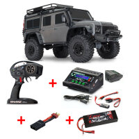 Traxxas Defender Grau SPARPACK incl Ladegerät + Akku...