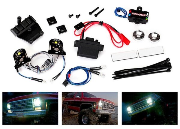 LED Licht-Set komplett mit POWER SUPPLY f&uuml;r Blazer Karo TRAXXAS TRX8038