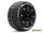 Louise ST-Rocket 2.2 Soft Reifen auf Felge schwarz E-Revo 1/16 LOUT3188SB