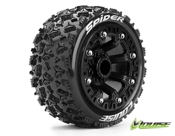 Louise ST-Spider 2.2 Soft Reifen Felge12mm 6 Kant schwarz...