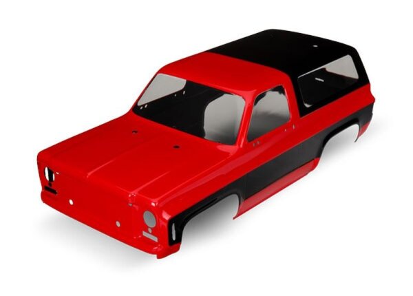 Traxxas Chevrolet Blazer 1979 Karosserie Rot ohne Anbauteile TRX- 4TRX8130A