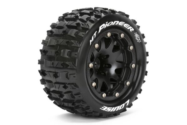 LOUISE MFT MT-PIONEER Bead-Lock-Felge schwarz 1/2 Offset...