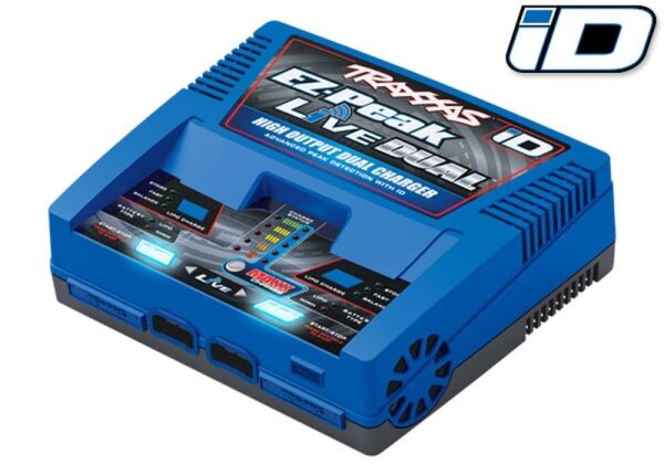 Traxxas Dual EZ -Peak LIVE 200 Watt Ladegerät LIPO NiMH Schnell Lader TRX2973G Neustes Modell