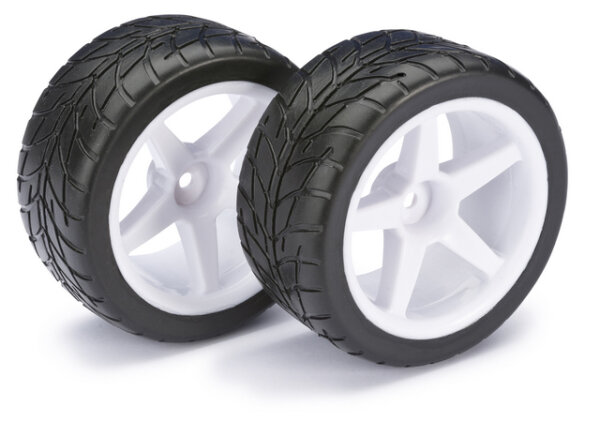 Absima Räderset Buggy 2500008 1:10 6 Kant 12mm Glattbahn...
