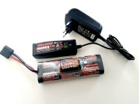 TRAXXAS Akku 3000 mAh 8,4 Volt + Ladegerät Rustler...