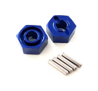 TRAXXAS Mitnehmer Alu Blau Radmitnehmer 12mm 6 Kant...