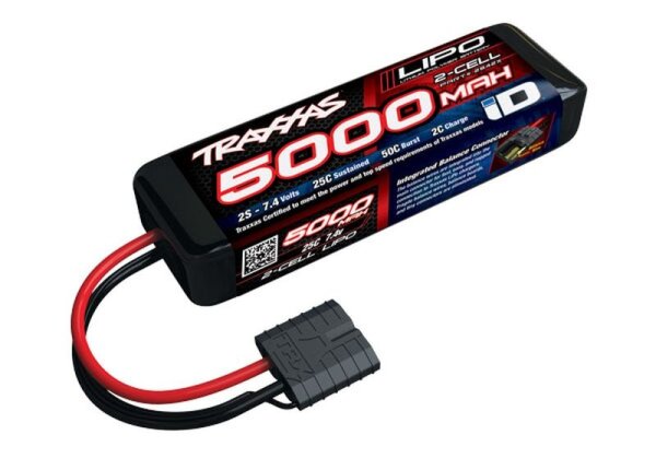 Traxxas Lipo Akku 2 S 7,4V 5000mAh 25C ID Stecker TRX2842x