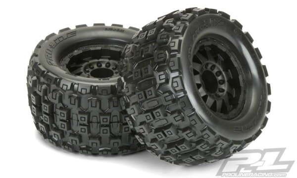 ProLine Badlands MX38 Komplettrad 3.8&quot; F11 1/2 Offsetfelge PRO10127-13 Revo etc