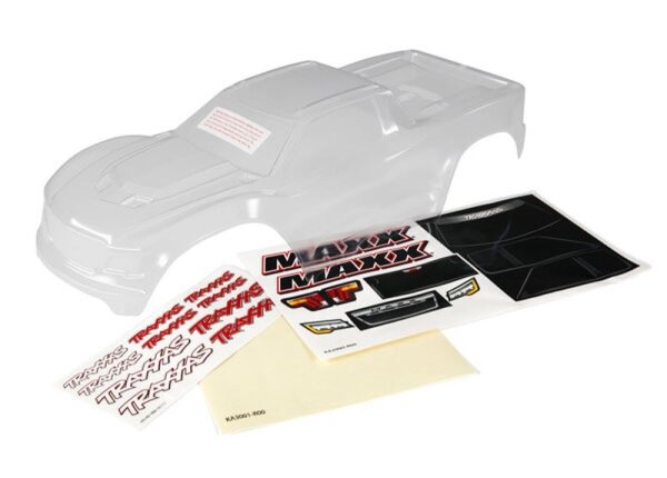 Traxxas Maxx Karosserie Klar 1:10 incl. Aufkleber TRX8911