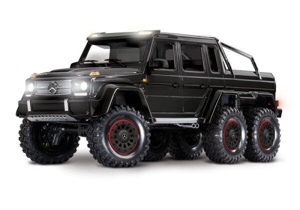 TRAXXAS Mercedes-Benz G63 AMG 6x6 TRX4 TRX6 6WD incl.Licht TRX88096 Schwarz