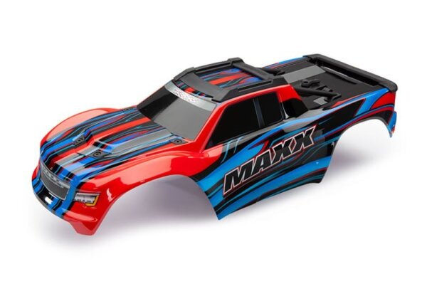 Traxxas Maxx Karosserie ROT 1:10 fertig lackiert incl....