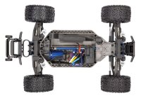 TRAXXAS Rustler 4x4 VXL rot-gelb RTR ohne Akku/Lader 1/10 4WD Stadium Truck TRX67076-4ORNG