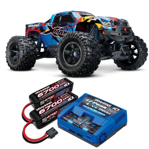 Traxxas X-Maxx 8S COMBO incl. Ladegerät und 2x Lipo Akku 6700 mah TRX77086RNR