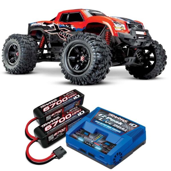 Traxxas X-Maxx 8S COMBO incl. Ladeger&auml;t und 2x Lipo Akku 6700 mah TRX77086REDX