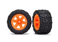 Traxxas Räder für Rustler 4x4 Orange Talon...