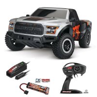 TRAXXAS Ford F-150 Raptor FOX RTR +12V-Lader+Akku 1/10 2WD Scale-Pickup-Truck TRX58094-1FOX