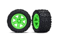 Traxxas Räder für Rustler 4x4 Grün Talon...