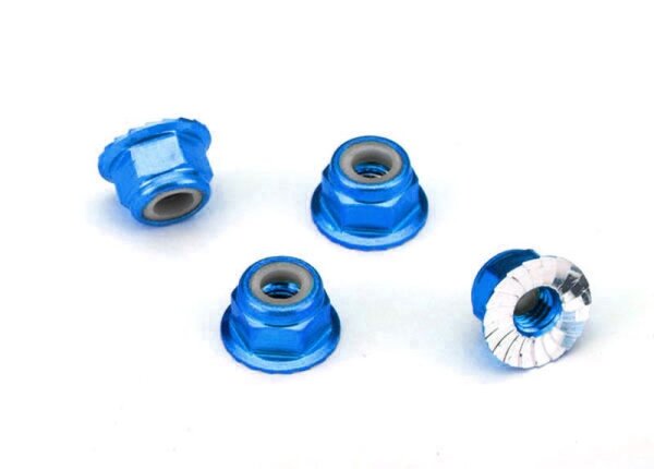 Traxxas Muttern mit Flansch 4mm TRX1747R TRX4 Slash E-Revo 1/16