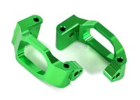 Traxxas C-Hubs Caster-Blocks L/R Alu Gr&uuml;n MAXX TRX8932G