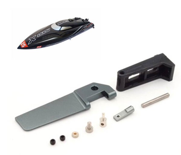 Ruder + Halterung Super Mono X V2&V3 061-82038 Amewi Shaft LRP420