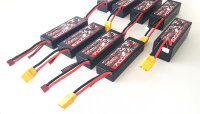 Lipo Akkus 7.4v - 14,8V 6000mAh-7100mAh Fahrakkus Absima...