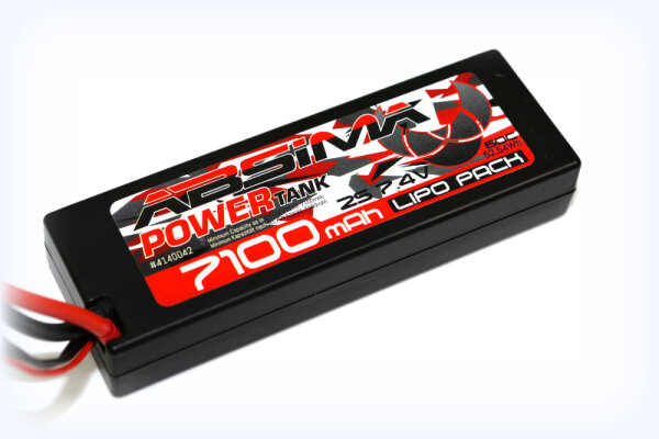 Lipo Akkus 7.4v - 14,8V 6000mAh-7100mAh Fahrakkus Absima Traxxas Akku 2S / 7,4V 7100mAh T-Plug / Deans
