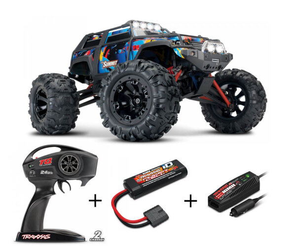 Traxxas 1:16 Monstertruck SUMMIT RTR incl. Ladegerät und Lipo 2.4GHz + LED TRX72054-1 RocknRoll