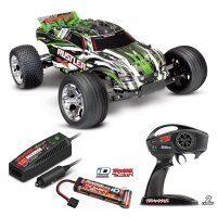 Traxxas Rustler 2WD 1/10 RTR incl. Akku &12v...
