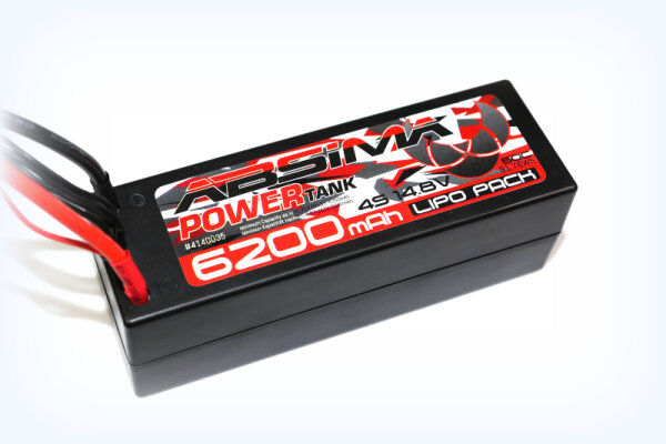 Lipo Akku 14,8V 6200mAh 60C MAXX &amp; X-Maxx 8S mit XT90 Traxxas Fahrakkus Absima Traxxas Lipo