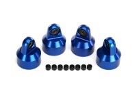 Traxxas Dämpfer Kappen Aluminium Blau GTX...