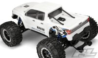 Pro-Line Brute Bash Armor Karo (wei&szlig;) Pre-Cut...
