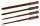 Power Tool Set Innensechskant 2.0 & 2.5mm + Kreuzschlitz 4.0 & 5.8mm EDS-500901