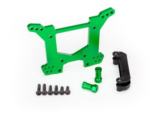 Traxxas Alu Dämpferbrücke hinten Grün Rustler 4x4 VXL Rustler 4x4 HOSS  TRX6738G