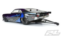 Pro-Line 1969 Chevrolet Nova Karo Klar Chevy für 2WD Slash PRO3531-00 Drag Car