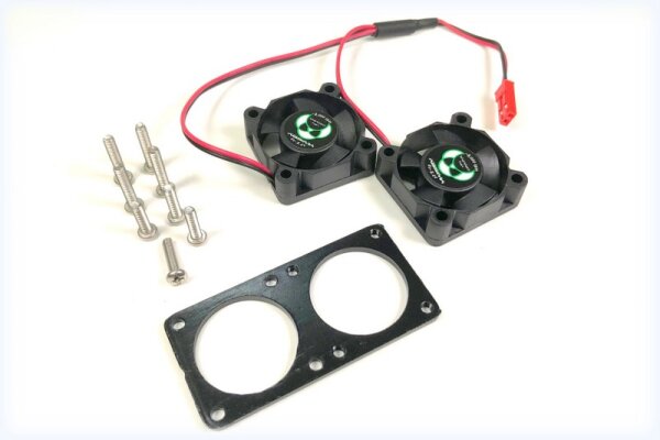 Doppellüfter mit Halteplatte 8000 rpm 30mm Kühler Brushless 2310034